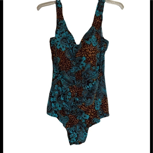 🌻 Rose• Marie •Reid One Piece Swim Suite. Size 22 GUC - Picture 3 of 11
